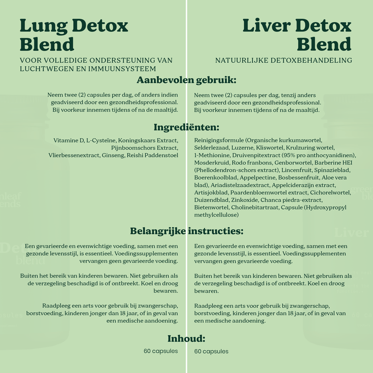 Liver Detox + Lung Detox Bundle
